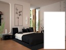 B/W Asian bedroom 1 love Rectangle