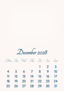 December 2028 // 2019 to 2046 // VIP Calendar // Basic Color // English