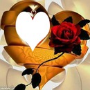 coeur a la rose