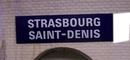 Panneau Station de Métro Strasbourg Saint-Denis