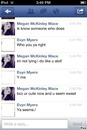 conversation de Megan