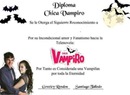 diploma de chica vampiro