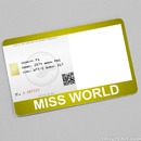 Miss World Card