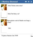 chat falso con martina stoessel