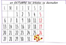 calendario de octubre