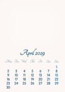 April 2029 // 2019 to 2046 // VIP Calendar // Basic Color // English