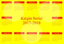 Kargin Serial Calendar 2017-2018