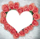 coeur et roses