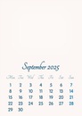 September 2025 // 2019 to 2046 // VIP Calendar // Basic Color // English