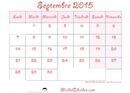 calendrier septembre 2015