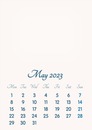 May 2023 // 2019 to 2046 // VIP Calendar // Basic Color // English