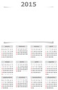 Calendario 2015 En Español