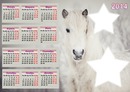 calendar 2014 with horse