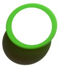 cadre rond vert avec ombre 1 photo