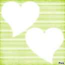corazones verdes