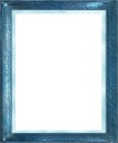 cadre bleu brillant