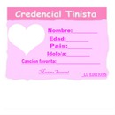 Credencial de Tini (1 foto de Tini)