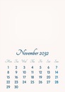 November 2032 // 2019 to 2046 // VIP Calendar // Basic Color // English