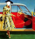 50s ad for car