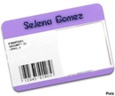 Carteirinha de fã da Selena Gomez