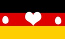 cadre drapeau Allemand