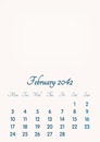February 2042 // 2019 to 2046 // VIP Calendar // Basic Color // English