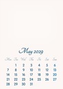 May 2029 // 2019 to 2046 // VIP Calendar // Basic Color // English