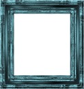 cadre carré bleu