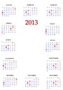 2013 naptár