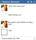 Chat Falso con Tini Stoessel