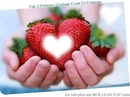 la fraise en coeur