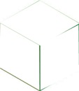 cubo (3 fotos) con bordes verdes
