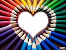 coeur crayon