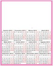 calendary 2013