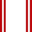 marco bicolor, rojo y blanco.