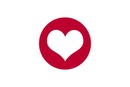 Japan Flag Heart