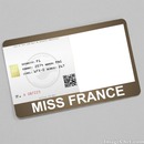 Miss France Card