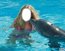 fille avec dauphin