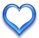 coeur  bleu 2
