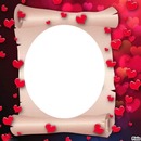 cadre papier coeur