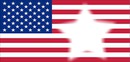 montagem da bandeira dos estados unidos
