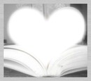 coeur en livre