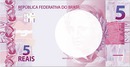 dinheiro do Brasil - 5 reais