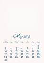 May 2032 // 2019 to 2046 // VIP Calendar // Basic Color // English