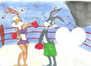 Lola Bunny end Bugs Bunny
