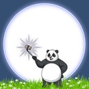 lindo panda, marco 1 foto