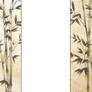 bambú, vintage.