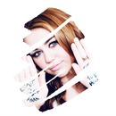 miley cyrs png with shapes