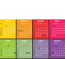 Calendario de colores