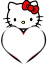 Coeur Hello Kitty